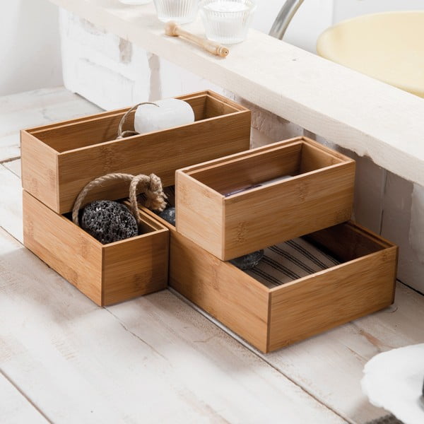 Bambusový organizér Compactor Woody, 30 x 15 x 6,35 cm-image-1