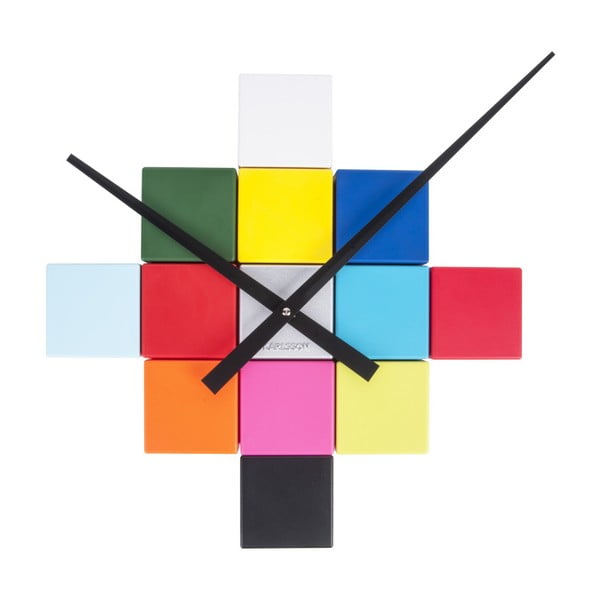 Barevné nástěnné hodiny Karlsson Do It Yourself-image-2