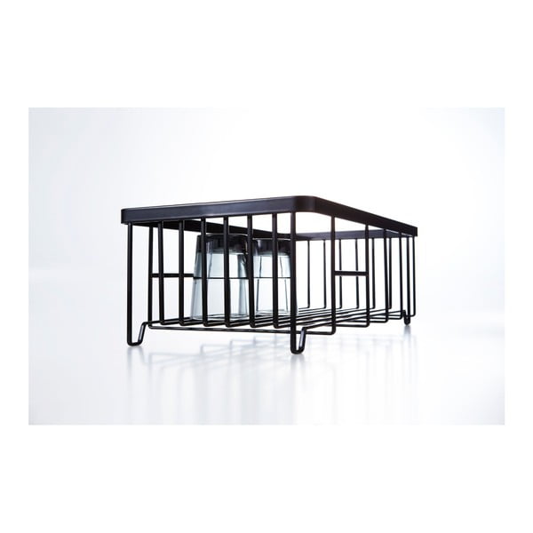 Černý odkapávač nádobí YAMAZAKI Tower Wire-image-3