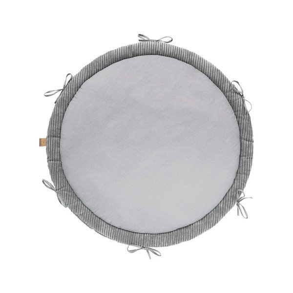 Šedé hnízdečko pro miminko 100x100 cm – Meowbaby-image-2