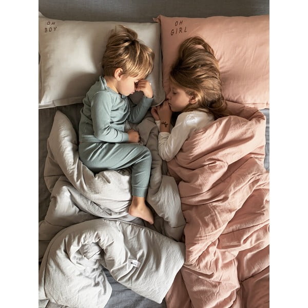 Světle šedá bavlněná dětská deka 80x100 cm – Malomi Kids-image-1