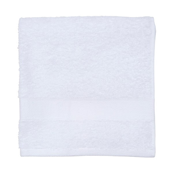 Bílý froté ručník Walra Frottier, 50x100 cm