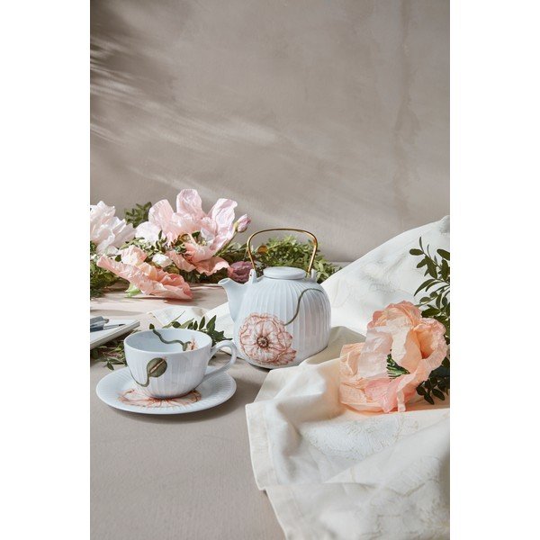Bílý porcelánový šálek 380 ml Hammershøi Poppy – Kähler Design-image-3