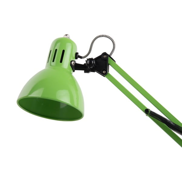 Světle zelená stolní lampa s kovovým stínidlem (výška 52 cm) Funky Hobby – Leitmotiv-image-3