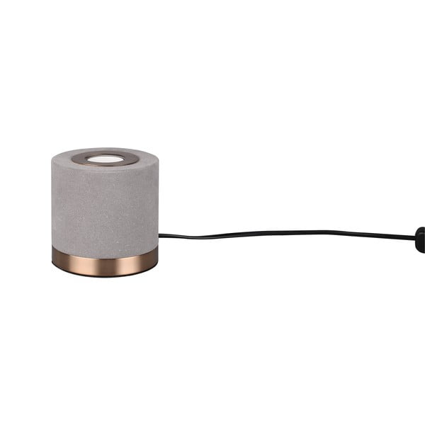 Šedá sametová stolní lampa (výška 11 cm) Judy – Trio-image-3