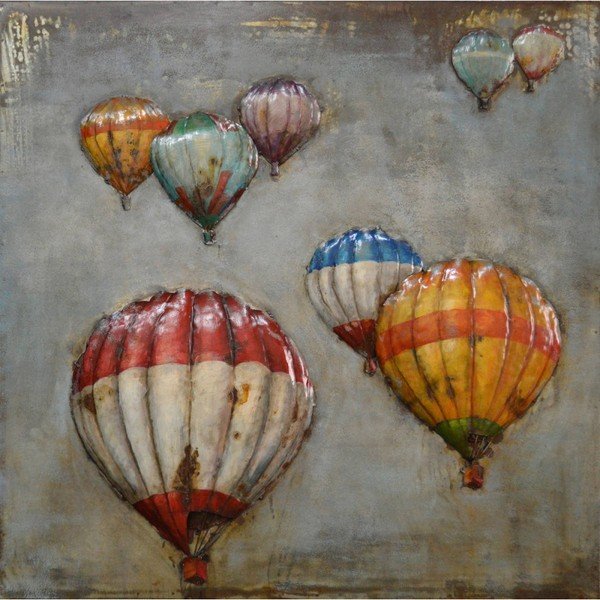 Ručně malovaný obraz Vivorum Up, 80 x 80 cm
