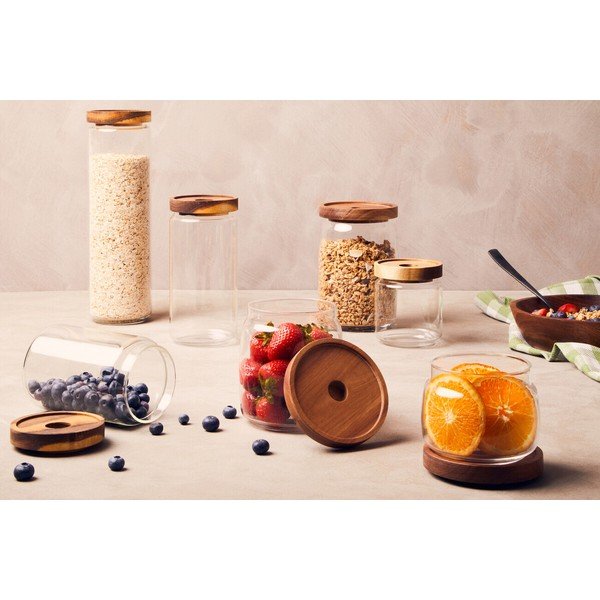 Skleněná dóza na potraviny Tromso – Premier Housewares-image-1