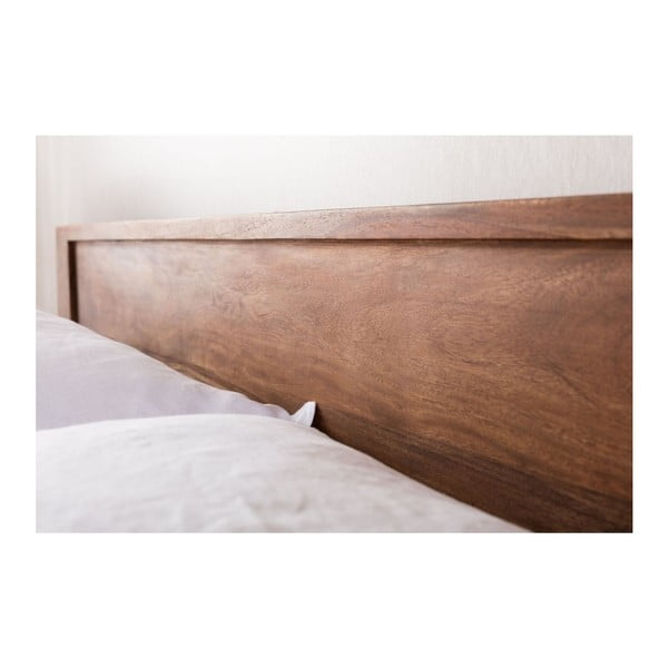 Postel z exotických dřevin Kare Design Authentico Bett, 160 x 200 cm-image-1