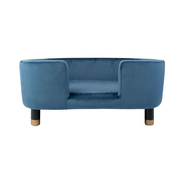 Modrý sametový pelíšek pro domácí mazlíčky 50x74 cm Royal – Leitmotiv