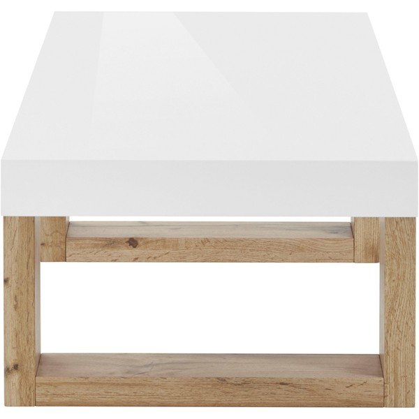 Bílý konferenční stolek 60x120 cm Solid – Støraa-image-2