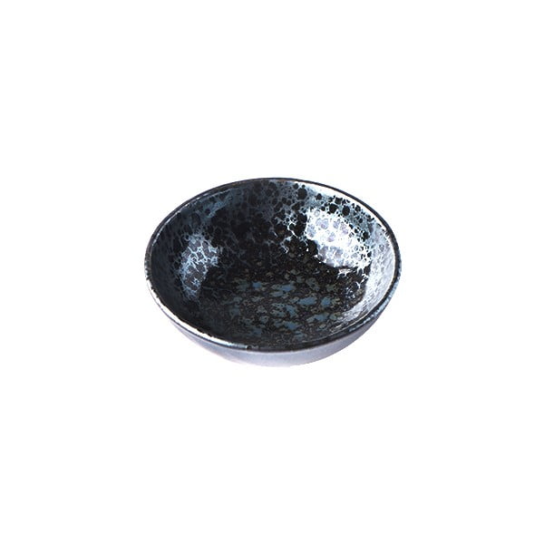 Černo-šedá keramická mělká miska MIJ Pearl, ø 13 cm