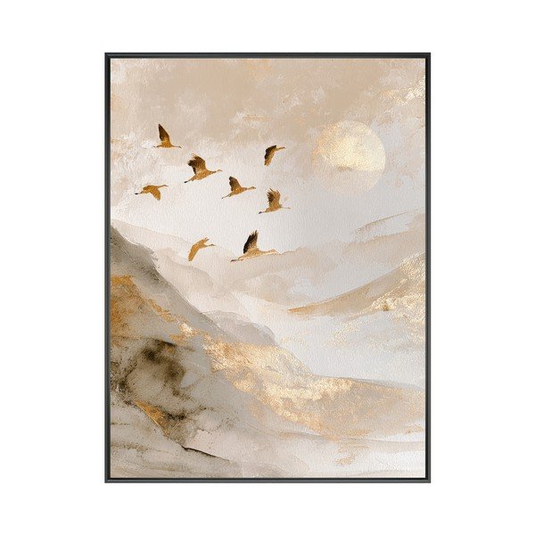 Tištěný obraz s rámem 60x80 cm Golden Peaks II – Styler
