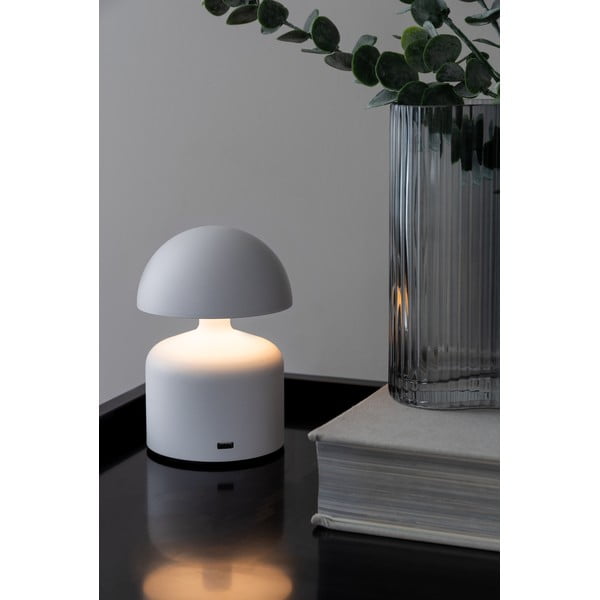 Bílá LED stolní lampa (výška 15 cm)  Impetu  – Leitmotiv-image-1