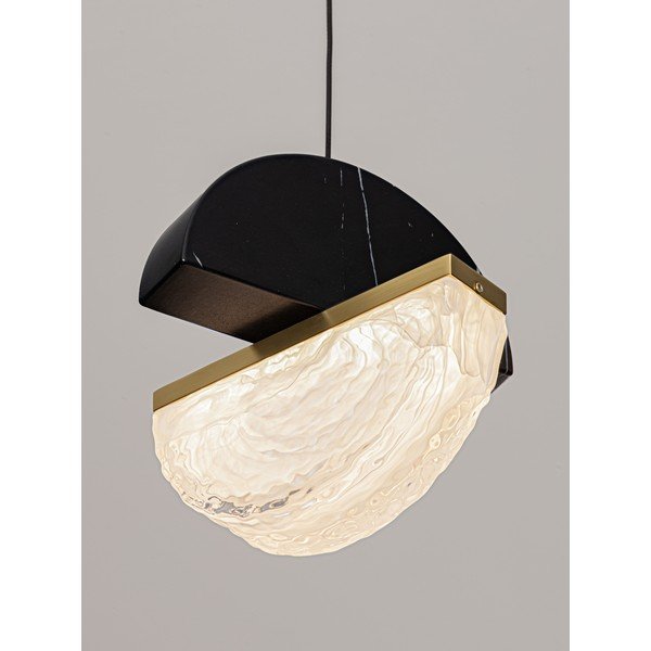 Černé kovové LED stmívatelné závěsné svítidlo ø 16 cm Dorin – Nova Luce-image-2