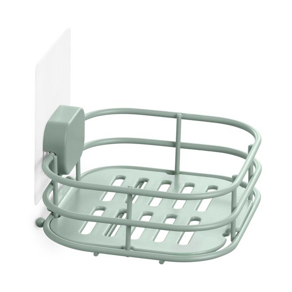 Samodržící kovová mýdlenka v mentolové barvě Grena – Compactor-image-4