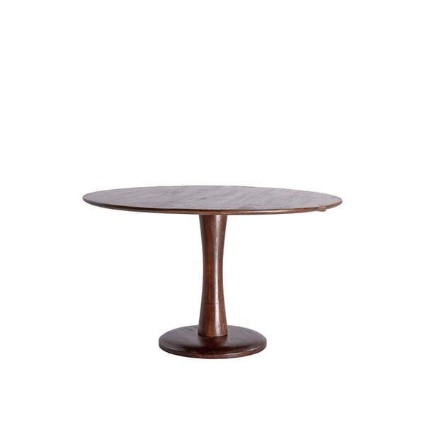 Hnědý kulatý jídelní stůl ø 150 cm Apulia – Light & Living
