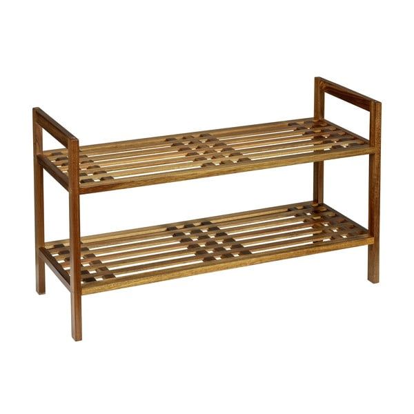 Stojan na boty z masivu akácie v přírodní barvě 69x40,5x27 cm Fondi – Wenko