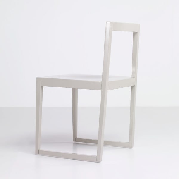 Bílá židle z bukového dřeva Ziru Contract Ann