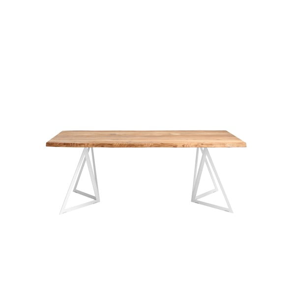 Jídelní stůl s deskou z dubového dřeva Custom Form Sherwood, 180 x 90 cm