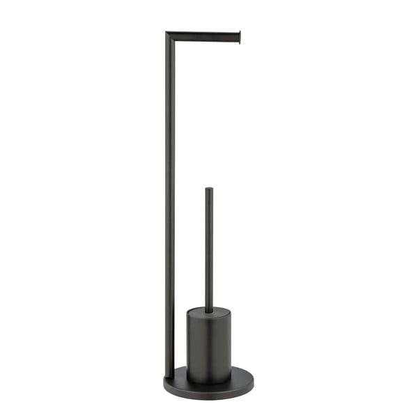Ocelový stojan na toaletní papír se štětkou Ferla – Wenko-image-2