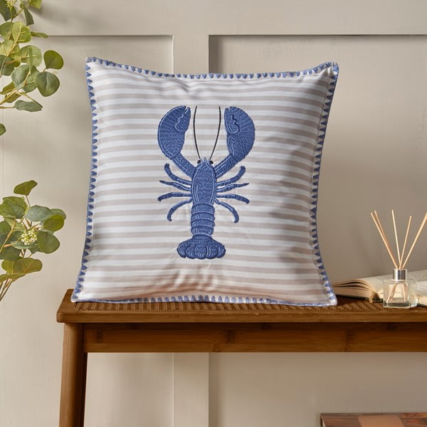 Dětský polštářek 45x45 cm Lobster Embroidered – Catherine Lansfield-image-1