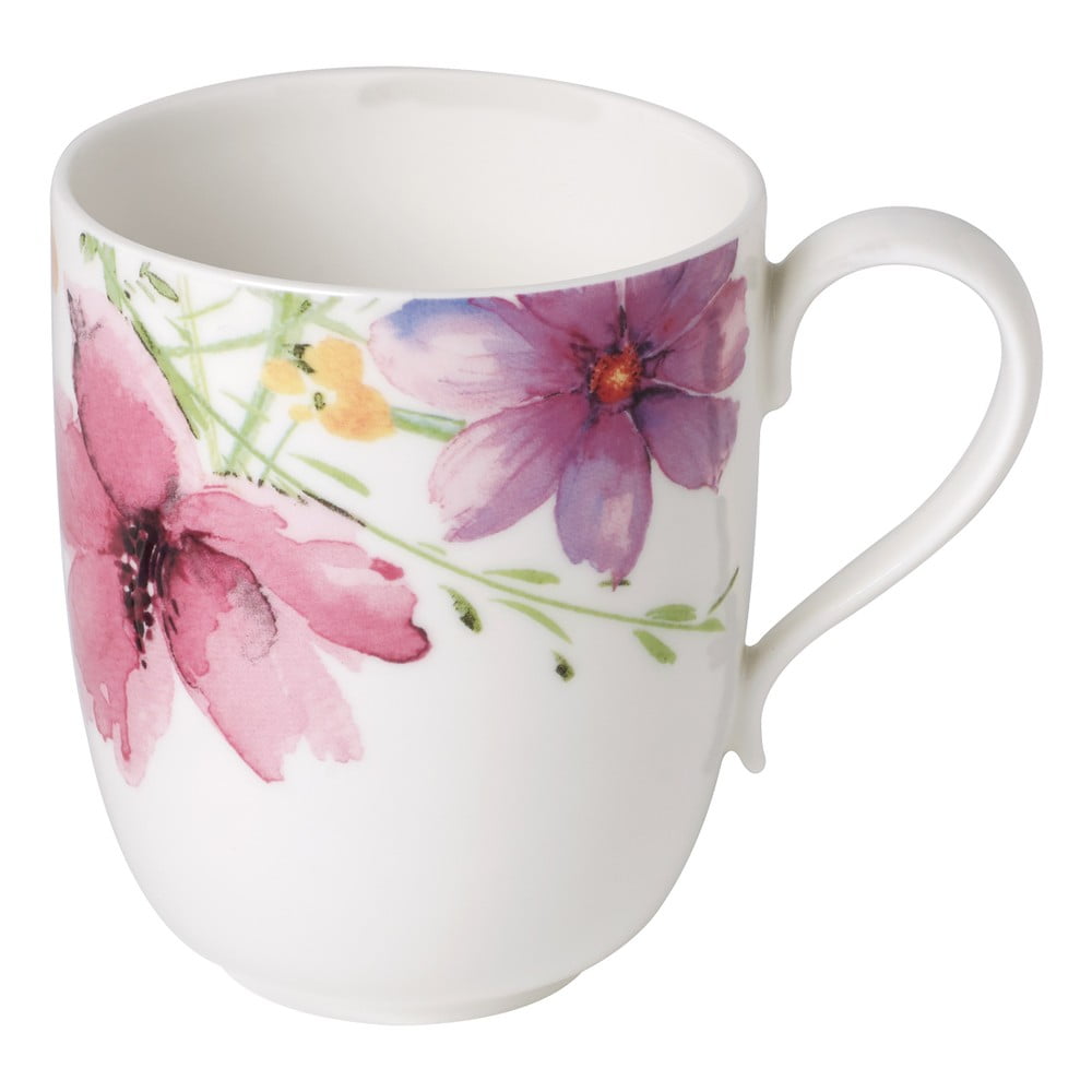 Porcelánový hrnek s motivem květin Villeroy & Boch Mariefleur Tea, 430 ml