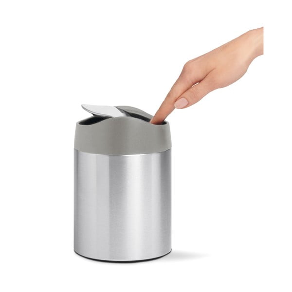 Odpadkový koš z nerezové oceli 1.5 l Mini - simplehuman-image-2