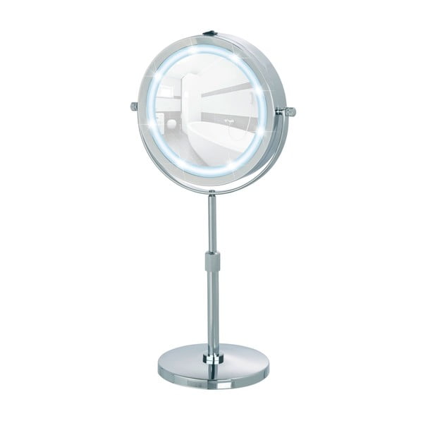 Kosmetické zvětšovací zrcadlo s osvětlením (5x) ø 13,5 cm Lumi – Wenko-image-1