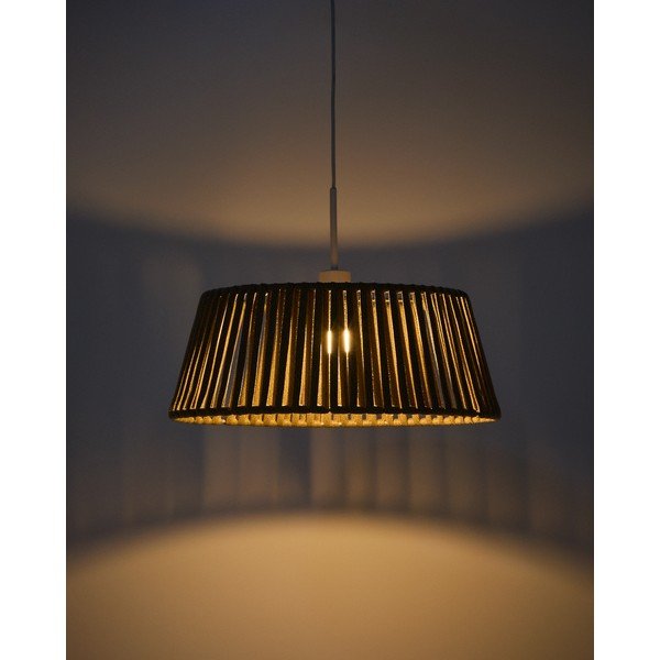 Béžové kovové stínidlo ø 46 cm Aldet – Kave Home-image-2