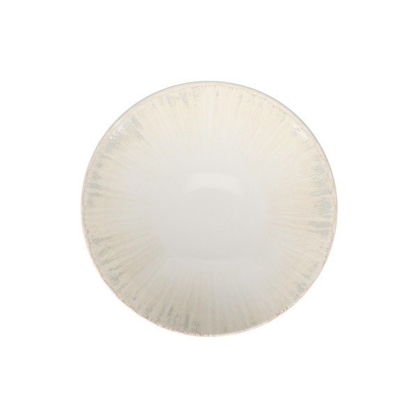 Světle šedý hluboký  porcelánový talíř ø 21 cm Nuance – BonBistro-image-4