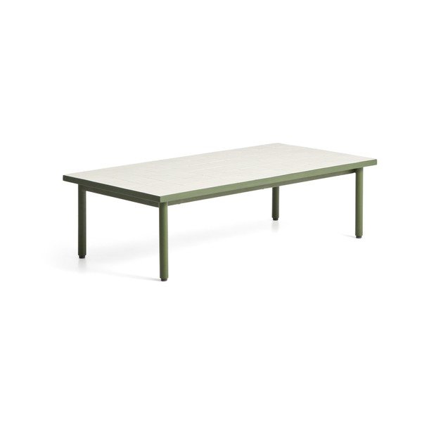 Zahradní konferenční stolek s keramickou deskou 61x122 cm Maurina – Kave Home