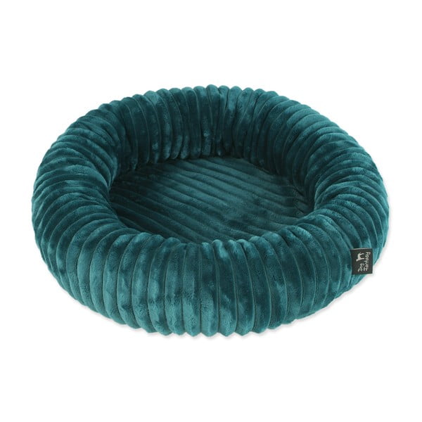 Tmavě zelený pelíšek pro psa ø 40 cm Dog Fantasy Stripe – Plaček Pet Products