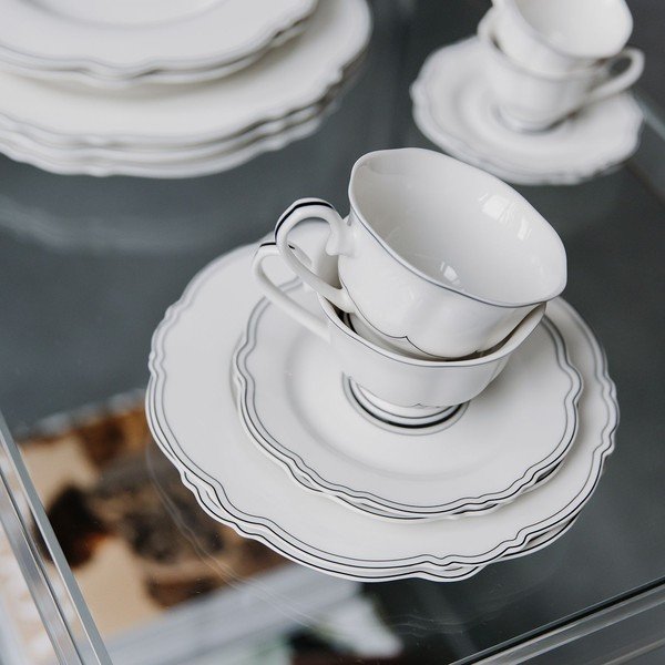 Bílé šálky v sadě 2 ks z kostního porcelánu 190 ml Odette – S|P Collection-image-4