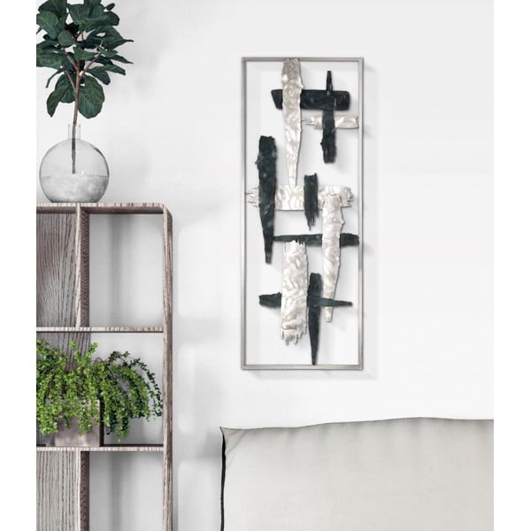 Kovová nástěnná dekorace 29x74 cm New Art – Mauro Ferretti-image-1