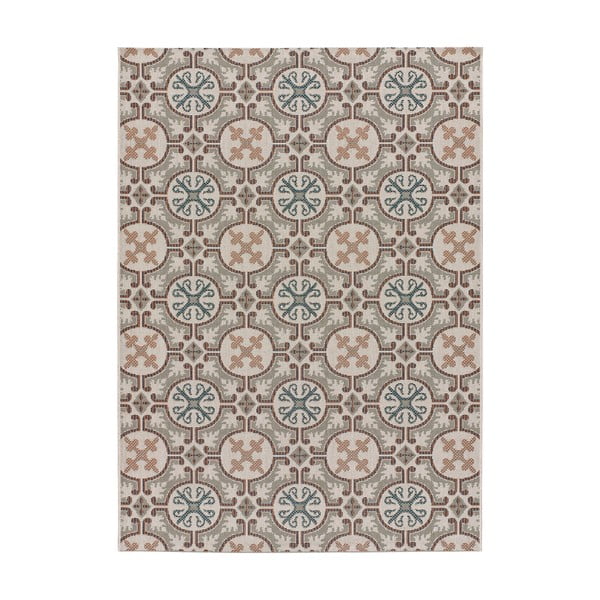Béžový venkovní koberec Universal Lucah, 115 x 115 cm