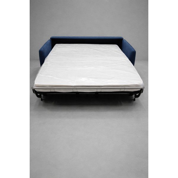 Modrá žinylková pohovka na každodenní spaní/rozkládací 189 cm Storm - II. jakost – Scandic-image-3