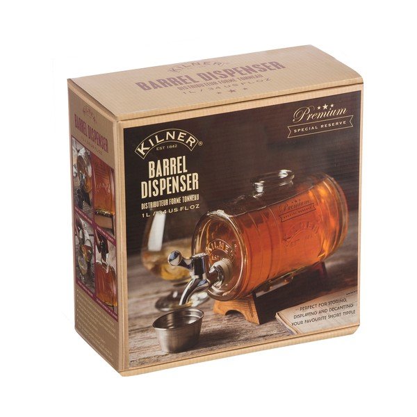 Skleněný automat ve tvaru soudku Kilner, 1 l-image-1