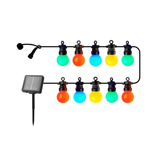 Solární světelný řetěz počet žárovek 10 ks délka 300 cm Lucas Multi – Sirius