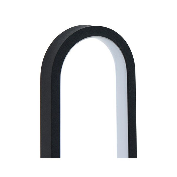 Matně černá kovová LED stmívatelná stojací lampa (výška 130 cm) Loop – Ellos Home-image-4