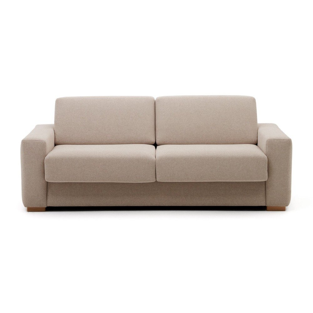 Béžová rozkládací pohovka 224 cm Anley – Kave Home
