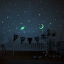 Svítící samolepky na zeď Ambiance Moon and Planets