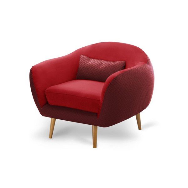 Červené křeslo Scandi by Stella Cadente Maison Meteore-image-2
