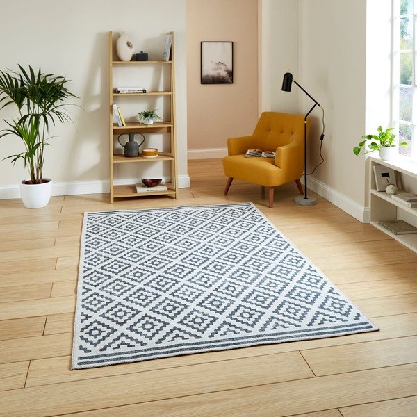 Šedý pratelný koberec 61x120 cm Coral Grey – Think Rugs-image-1