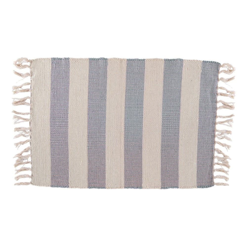 Modro-béžová koupelnová předložka 50x80 cm Ivar – Tiseco Home Studio