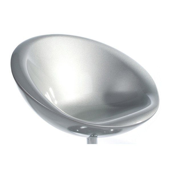 Stříbrné otočné křeslo Kokoon Design Bowl-image-2