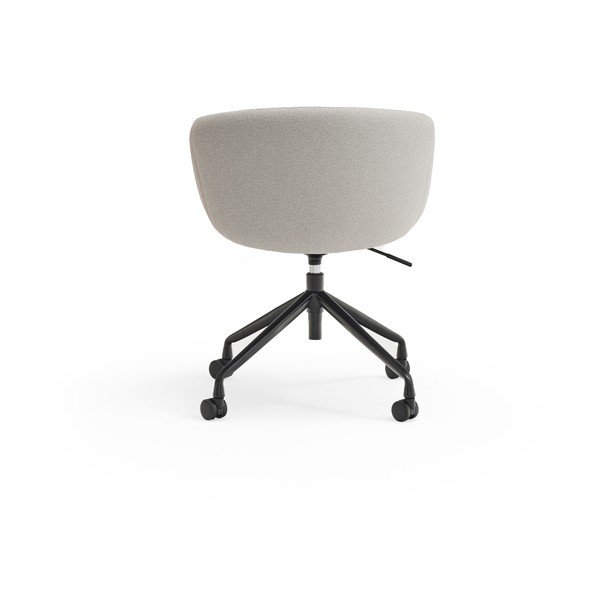 Světle šedá čalouněná kancelářská židle Add – Teulat-image-4