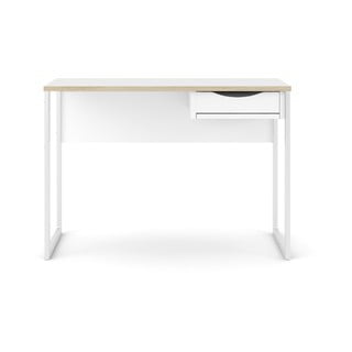 Bílý pracovní stůl Tvilum Function Plus, 110 x 48 cm