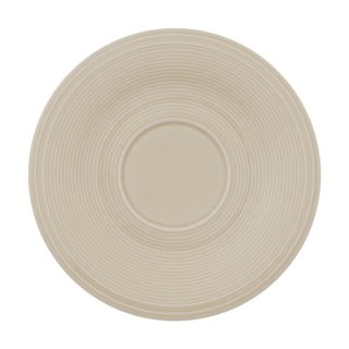Bílo-béžový porcelánový podšálek Villeroy & Boch Like Color Loop, ø 15,5 cm