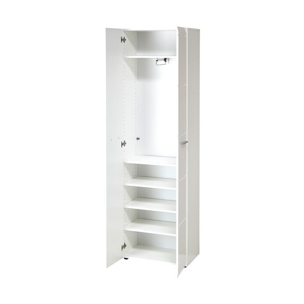 Bílá šatní skříň 59x197 cm Adana – Germania-image-3