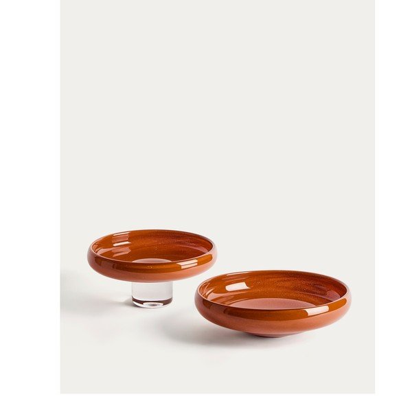 Skleněná dekorativní mísa ø 28 cm Denuo – Kave Home-image-2